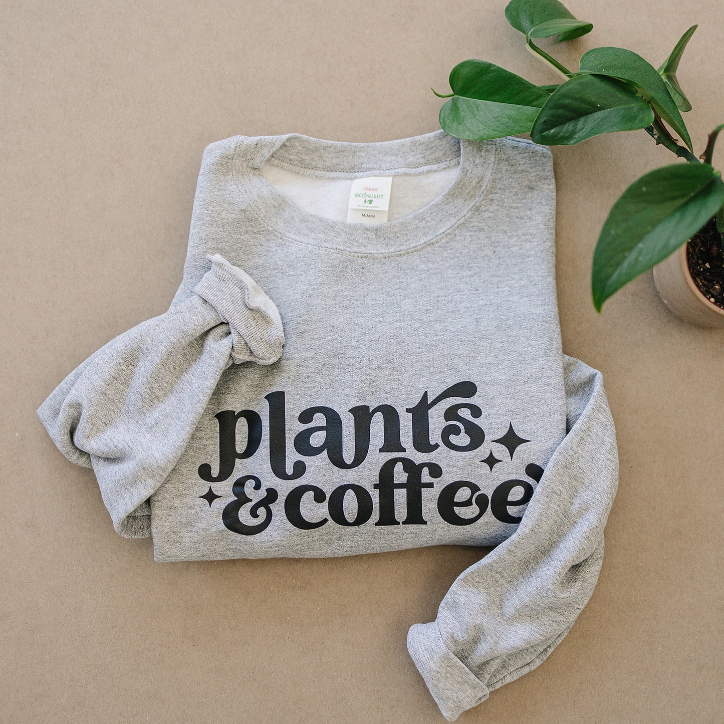 Plants & Coffee Crewneck Sweatshirt
