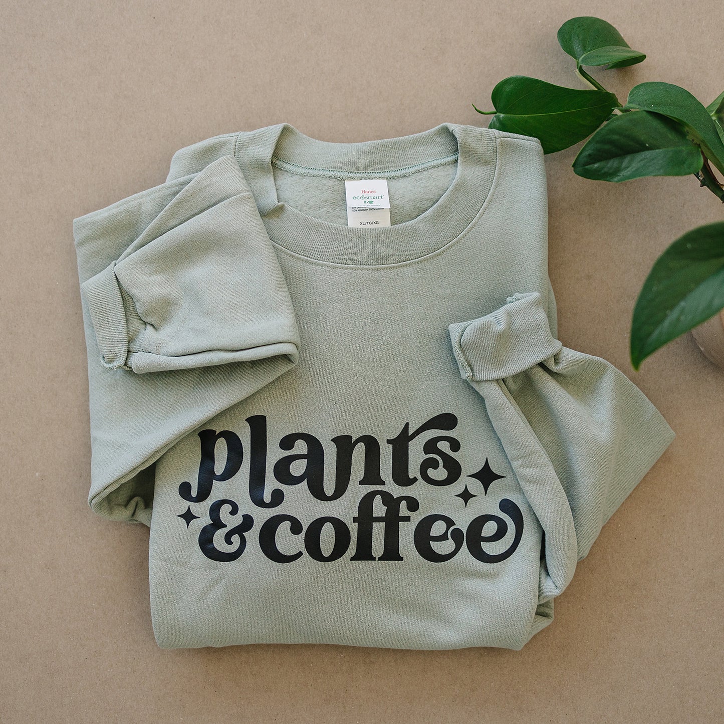 Plants & Coffee Crewneck Sweatshirt