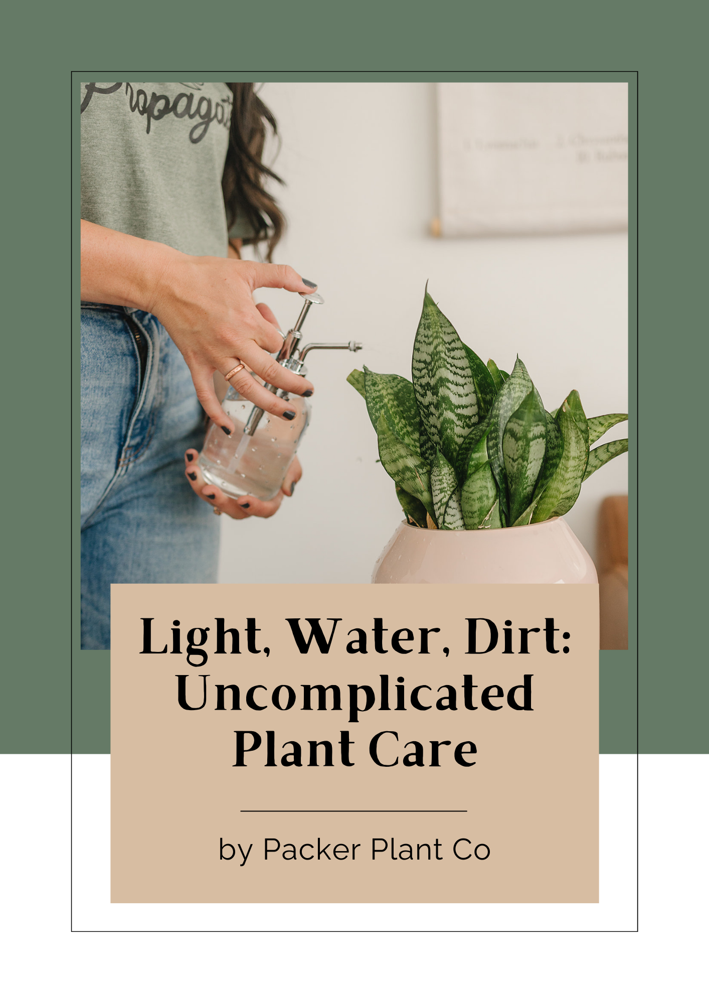 *E-Book* Light, Water, Dirt: Uncomplicated Plant Care