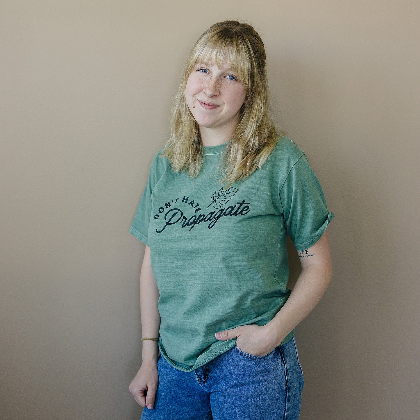"Don't Hate, Propagate" Graphic T-Shirt