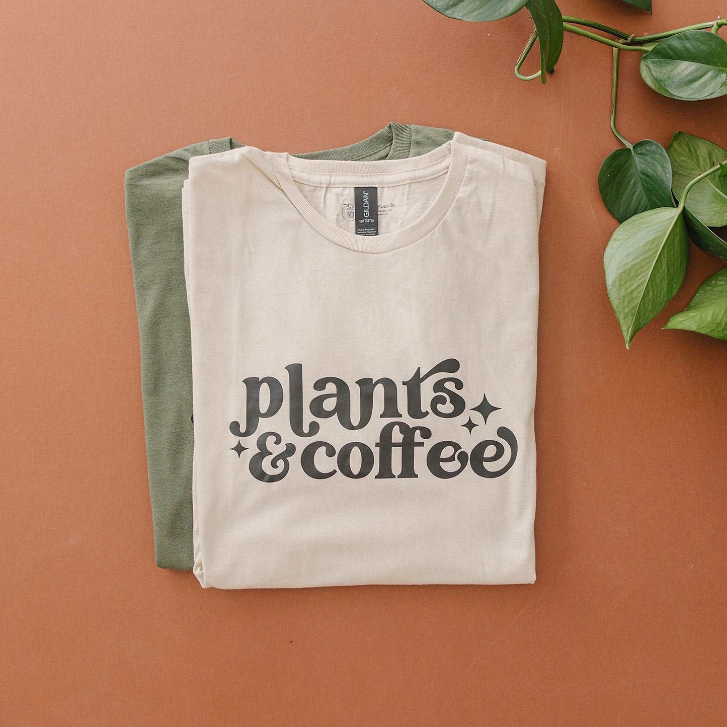 Plants & Coffee | Graphic Tee | Gifts for Plant Lovers