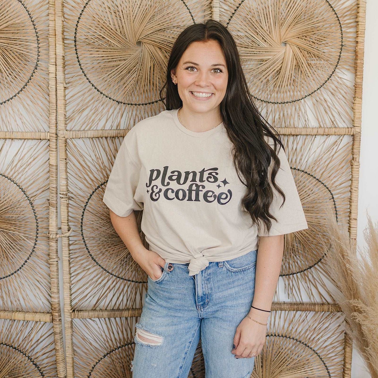 Plants & Coffee | Graphic Tee | Gifts for Plant Lovers